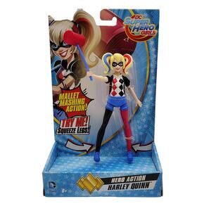 DC Super Hero Girls Hero Action Harley Quinn Action Figure New 6" 2016 Mattel